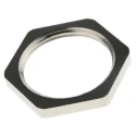 SIB Nickel Plated Brass Cable Gland Locknut, M25 Thread, D4325109