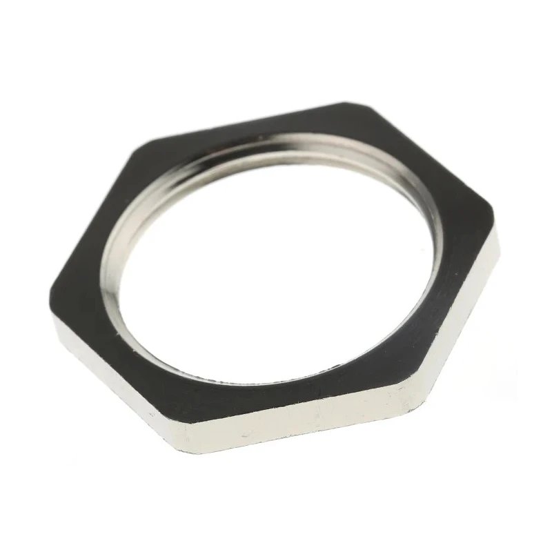 SIB Nickel Plated Brass Cable Gland Locknut, M25 Thread, D4325109