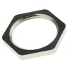 SIB Nickel Plated Brass Cable Gland Locknut, M25 Thread, D4325109
