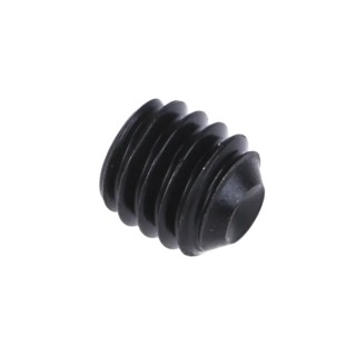 RS PRO Steel Grub Screw, M4 x 4 mm, Plain Cup Point, DIN 916, Black, 529-933