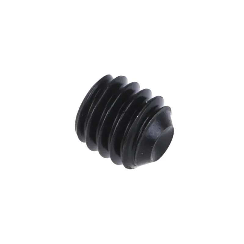 RS PRO Steel Grub Screw, M4 x 4 mm, Plain Cup Point, DIN 916, Black, 529-933