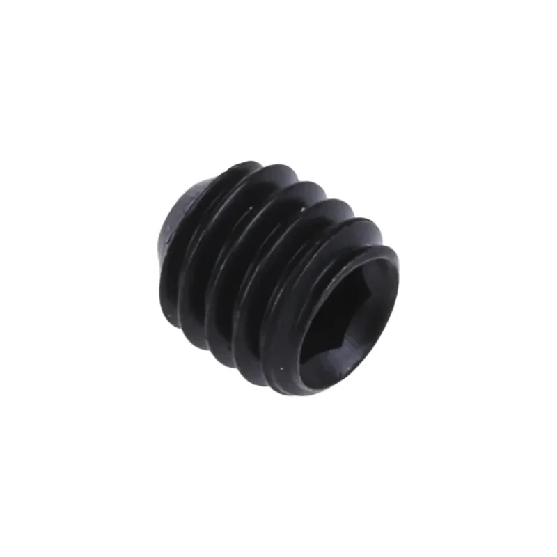 RS PRO Steel Grub Screw, M4 x 4 mm, Plain Cup Point, DIN 916, Black, 529-933