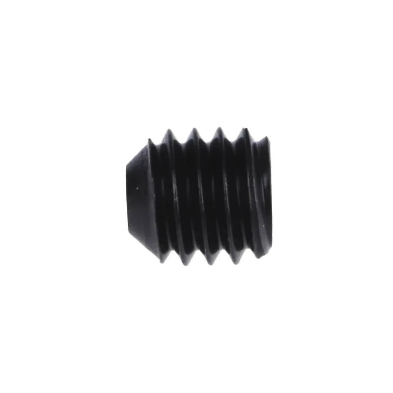 RS PRO Steel Grub Screw, M4 x 4 mm, Plain Cup Point, DIN 916, Black, 529-933