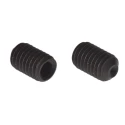 RS PRO Steel Grub Screw, M5 x 8 mm, Plain Cup Point, DIN 916, Black, 529-977