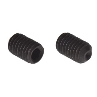 RS PRO Steel Grub Screw, M5 x 8 mm, Plain Cup Point, DIN 916, Black, 529-977