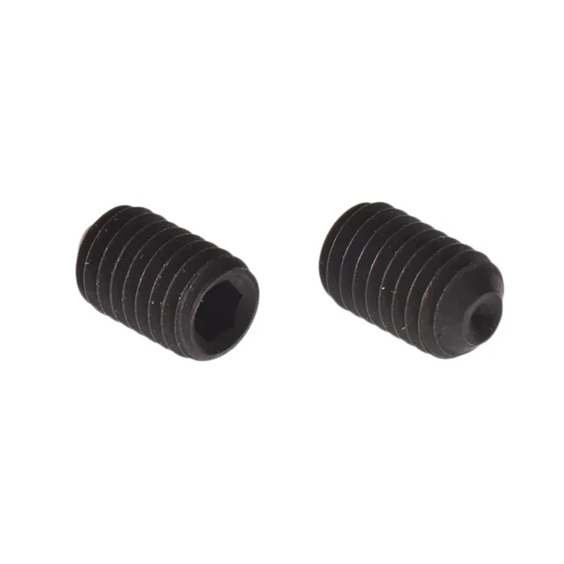 RS PRO Steel Grub Screw, M5 x 8 mm, Plain Cup Point, DIN 916, Black, 529-977