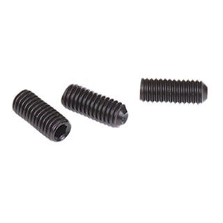 RS PRO Steel M5 x 12 mm Grub Screw Plain Cup DIN 916 Black 529-999