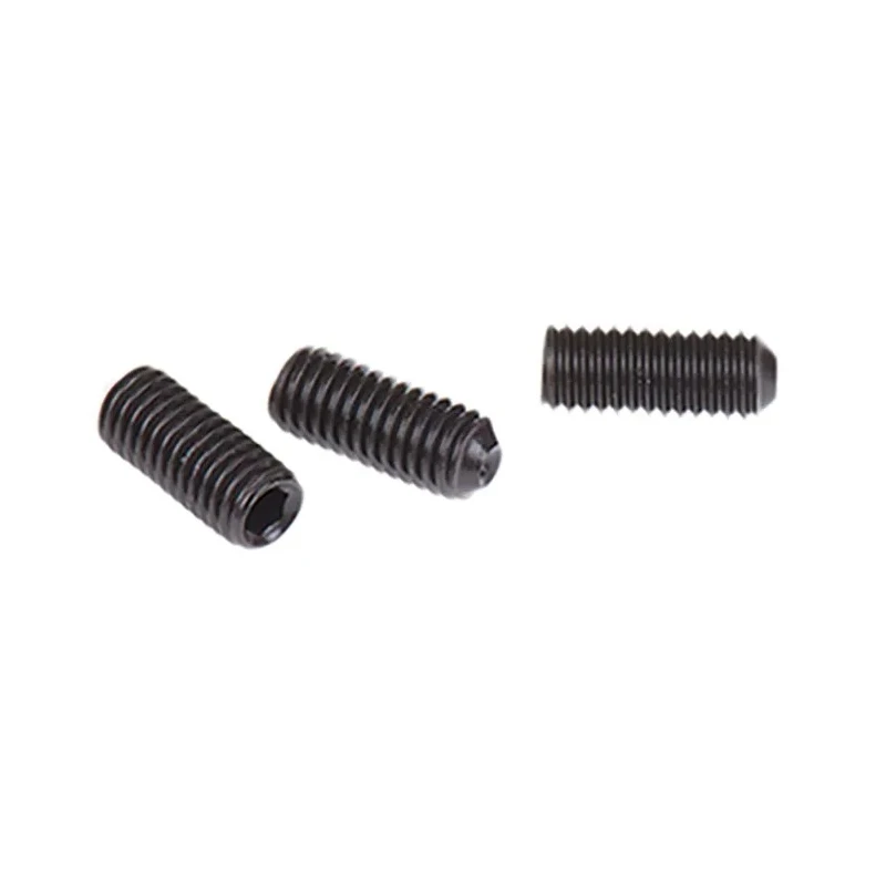 RS PRO Steel M5 x 12 mm Grub Screw Plain Cup DIN 916 Black 529-999