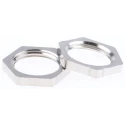 SIB Nickel Plated Brass Cable Gland Locknut M16 Thread D4316107