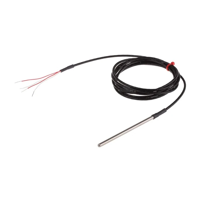 RS PRO PT100 RTD Sensor 4.5 mm Diameter, 100 mm Length, 4 Wire, Class B, 250°C Max PT100