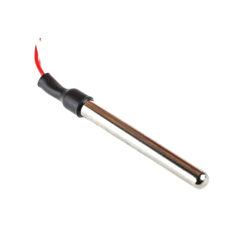 RS PRO RTD Sensor, 4 mm Diameter, 40 mm Probe Length, 2 Wire, Class B Accuracy, Stainless Steel, -50°C to 200°C PT1000