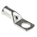 RS PRO Uninsulated Tubular Ring Terminal CT35, M10 Stud Size, 2 AWG, 35mm², Grey, Copper, Tin Plated