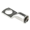 RS PRO Uninsulated Tubular Ring Terminal CT35, M10 Stud Size, 2 AWG, 35mm², Grey, Copper, Tin Plated