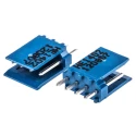 Amphenol Communications Solutions AMPMODU Series Straight Through Hole PCB Header, 4 Contacts, 2.54 mm Pitch, 1 Row HE14