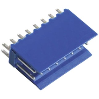 Amphenol Communications Solutions AMPMODU Series PCB Header, 16 Contacts, 2.54 mm Pitch, Straight, Shrouded, Through HE14