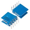 NEUTRAL AMPMODU Series Right Angle Through Hole PCB Header, 5 Contacts, 2.54 mm Pitch, 1 Row, Shrouded HE14