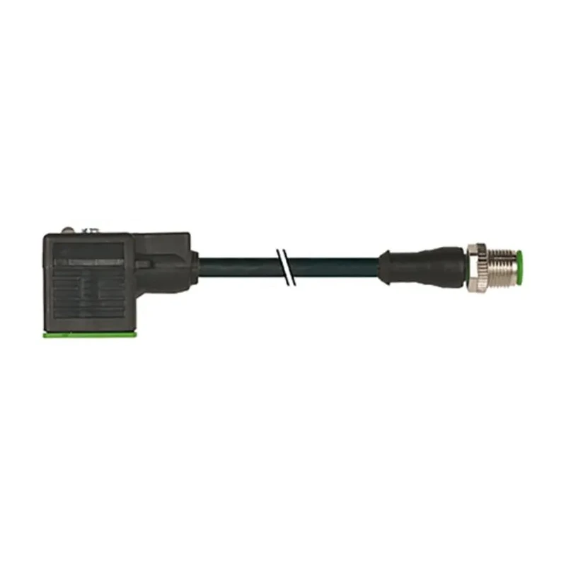 Murrelektronik Limited DIN 43650 Connector for Pressure Switches, Form A Valve Plug to M12 Cable, LED 7000-40921-6350100