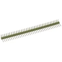 TE Connectivity AMPMODU MOD II Series Right Angle Through Hole Pin Header, 36 Contacts, 2.54 mm Pitch, 1 Row, 3A 3-826947-6