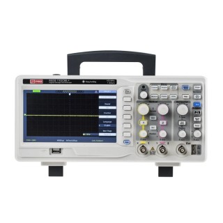 RS PRO 100 MHz Portable Digital Storage Oscilloscope, 2 Channels, 7 Inch TFT LCD, RSDS1000