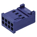 TE Connectivity AMPMODU HE13/HE14 Female Connector Housing 2.54 mm Pitch 8 Way 2 Row Straight 281839-4