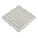 SPREADFAST Universal Square Ceramic Heatsink, 22.4°C/W, 43x43x6 mm, Pin Fin, White, SF-CHS-434306P