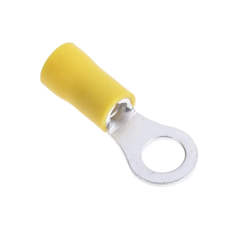RS PRO Insulated Ring Terminal M6 Stud Size, 12 AWG to 10 AWG Yellow 534-430