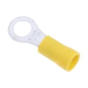 RS PRO Insulated Ring Terminal M6 Stud Size, 12 AWG to 10 AWG Yellow 534-430