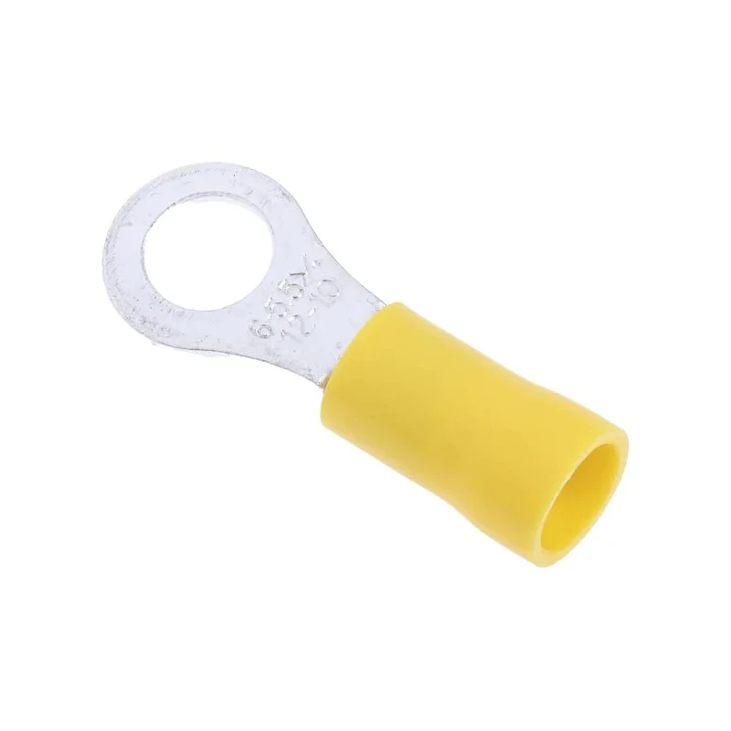 RS PRO Insulated Ring Terminal M6 Stud Size, 12 AWG to 10 AWG Yellow 534-430