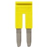 Omron  Short Bar for XW5T-S16-1.1-1 Feed Through Terminal Block, Yellow, XW5S Series