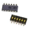 Omron Slide Rotary Coded DIP Switch Surface Mount, Slide Actuator, Surface Mount, A6S-6102-H