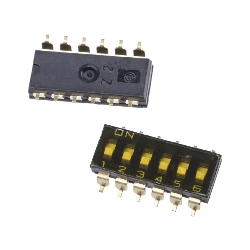 Omron Slide Rotary Coded DIP Switch Surface Mount, Slide Actuator, Surface Mount, A6S-6102-H