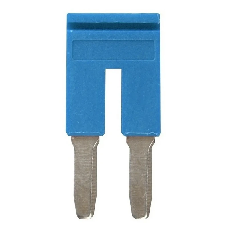 Omron Short Bar for DIN Rail Terminal Blocks, Blue, For XW5G-P4.0-2 Grounding & XW5T-P4.0-2 Feed Through Terminal Block XW5S