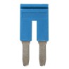 Omron Short Bar for DIN Rail Terminal Blocks, Blue, For XW5G-P4.0-2 Grounding & XW5T-P4.0-2 Feed Through Terminal Block XW5S