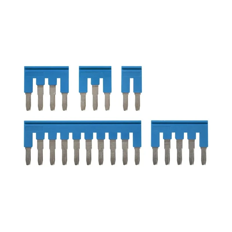 Omron Short Bar for DIN Rail Terminal Blocks, Blue, For XW5G-P4.0-2 Grounding & XW5T-P4.0-2 Feed Through Terminal Block XW5S
