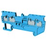 Omron Non-Fuse DIN Rail Terminal, Blue, 1.5mm², 1-Level, Push-in, XW5T-P1.5-2.2-1BL, 600V, 17.5A