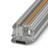 Phoenix Contact Knife Disconnect Terminal Block, 500V, 20A, UT 4-MTL Series, Grey, 0.14 - 6 mm², 1-Level, Screw, 3046144