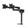 StarTech.com Black Monitor Arm Desk Mount Adjustable ARMDUAL, 13.6 kg Max Load, 580 mm Reach