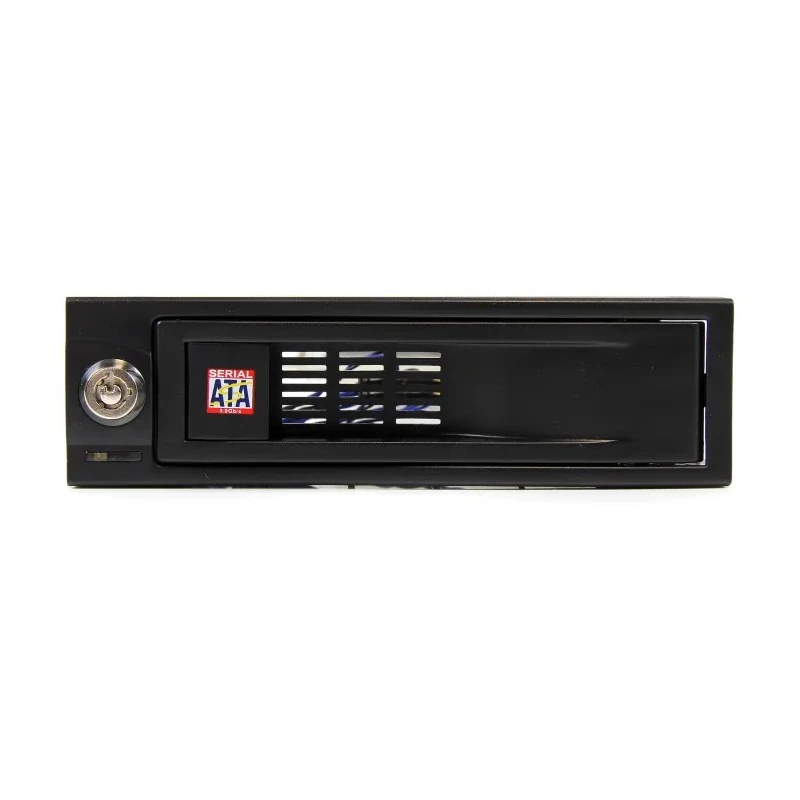 StarTech.com 3.5 in Hot Swap Mobile Rack, SATA Interface, 184 x 42 x 149 mm, Key Lock, HSB100SATBK