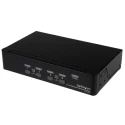 StarTech.com 4-Port DisplayPort KVM Switch USB 3.5 mm Stereo Audio Max Resolution 2560 x 1600 SV431DPUA