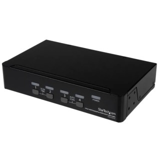 StarTech.com 4-Port DisplayPort KVM Switch USB 3.5 mm Stereo Audio Max Resolution 2560 x 1600 SV431DPUA