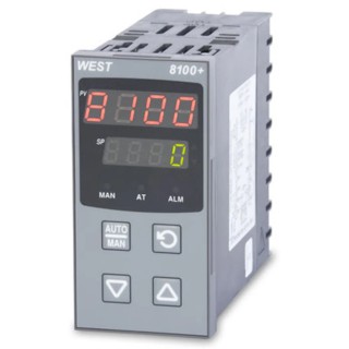 West Instruments Panel Mount PID Temperature Controller, Relay Output, 1 Input, 3 Output, 240V AC P8100-2-1-1-1-0-0-2-0