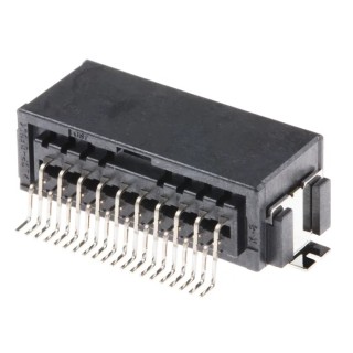 JST CPT Automotive Connector Male Black Surface 20 Way Crimp Termination SM20B-CPTK-1A-TB