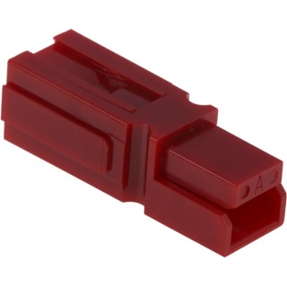 Anderson Power Products Series 1 Way Connector Housing, Panel Mount, Straight, 600V, 15A/45A Polycarbonate, Copper PP15-45