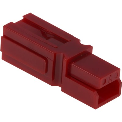 Anderson Power Products Series 1 Way Connector Housing, Panel Mount, Straight, 600V, 15A/45A Polycarbonate, Copper PP15-45