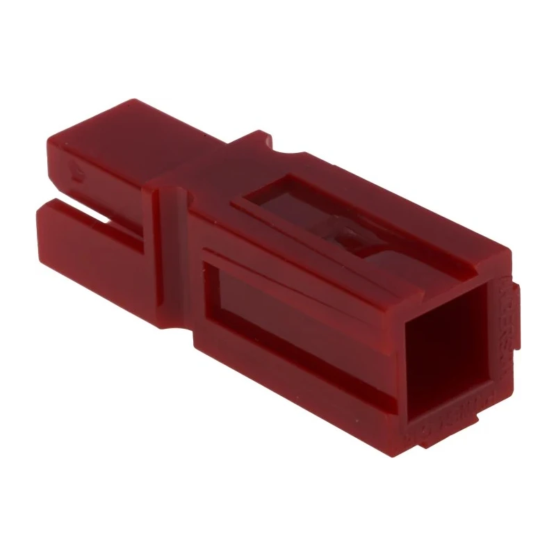 Anderson Power Products Series 1 Way Connector Housing, Panel Mount, Straight, 600V, 15A/45A Polycarbonate, Copper PP15-45