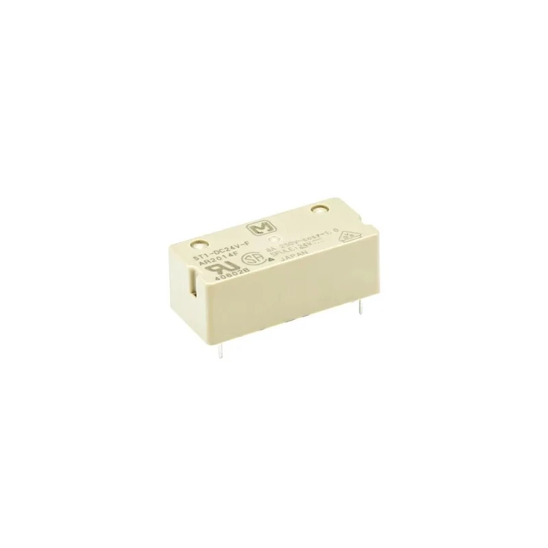 Panasonic PCB Power Relay 8A, 24V DC Coil, Gold Plated Contacts, ST1-DC24V-F