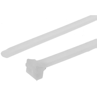 HellermannTyton Cable Tie Without Serration, 356 mm x 6 mm, Polyamide 66, Halogen-Free, Natural 121-63519 KR6/35-PA66-NA