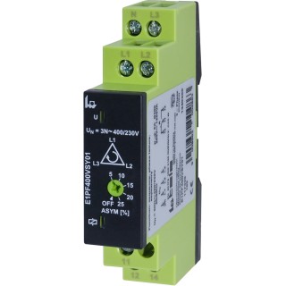 Tele Monitoring Relay 3 Phase SPDT DIN Rail 400V AC ENYA Series E1PF400VSY01