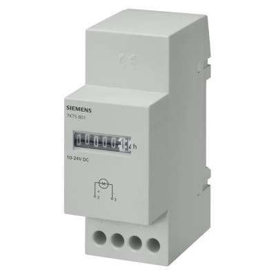 Siemens SENTRON Mechanical Counter 7KT5811, 7 Digit, Impulse, 24V DC, DIN Rail Mount