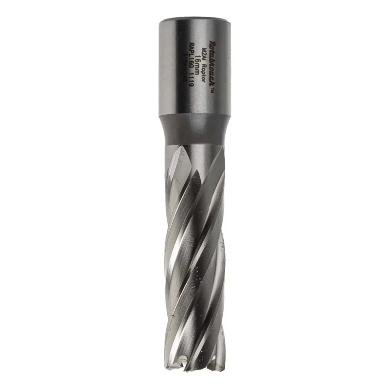 Rotabroach Magnetic Drill Bit HSS 16 mm Cutting Diameter, 50 mm Depth, Bright Finish, RAPL160